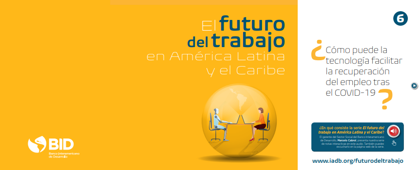Nuevas tecnologías pueden impulsar la recuperación del empleo, según estudio del BID