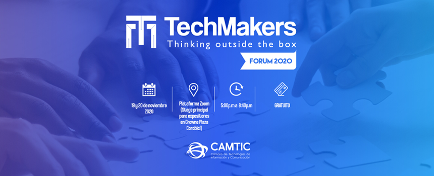 Foro TechMakers 2020 tratará temas como ciencias de datos, mercadeo digital y computación en la nube
