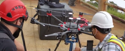UNA, pionera en uso de drones para recolectar muestras volcánicas