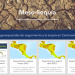 Plataforma digital del CATIE permite monitorear la sequía en Centroamérica cada mes