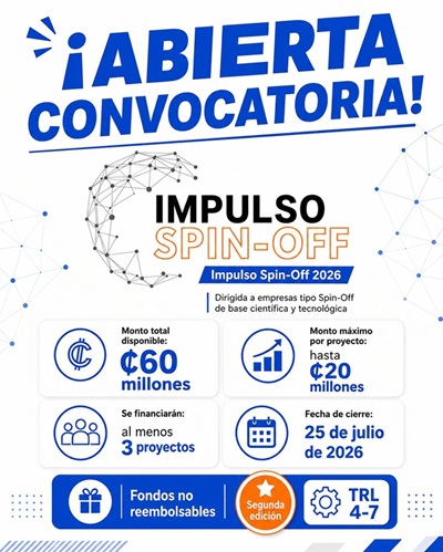 Promotora abre segunda edición de convocatoria Impulso Spin-Off para financiar empresas de base científica y tecnológica