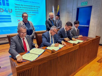 UCR firma acuerdo de cooperación con Corea del Sur por US$5 millones para impulsarla innovación en Centroamérica